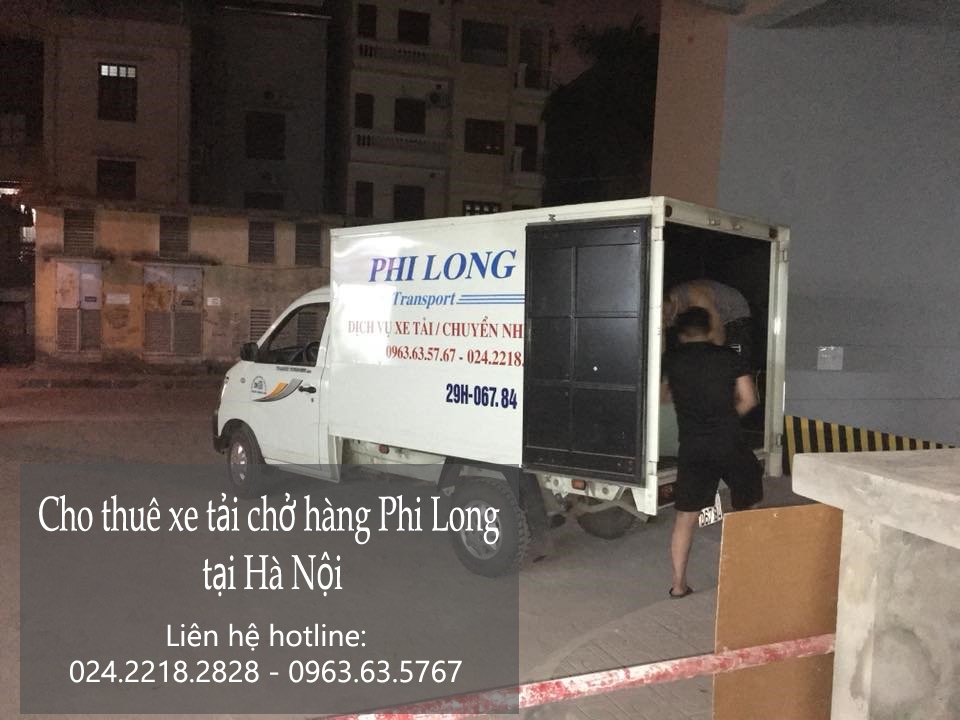 Dịch vụ taxi tải Phi Long tại phố Nguyễn Đình Thi
