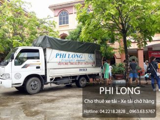 Taxi tải Phi Long cung cấp cho thuê xe tải tại phố Nguyễn Du