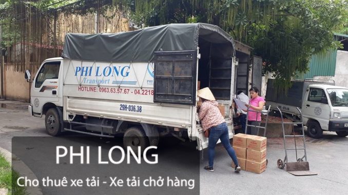 Phi Long cho thuê xe tải giá rẻ chuyên nghiệp tại phố Nguyễn Công Hoan