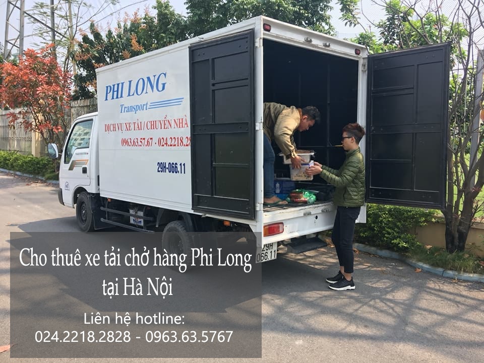 Cho thuê xe tải chở hàng tại khu đô thị Linh Đàm