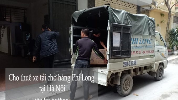Dịch vụ taxi tải Phi Long tại phố Khương Đình 2019