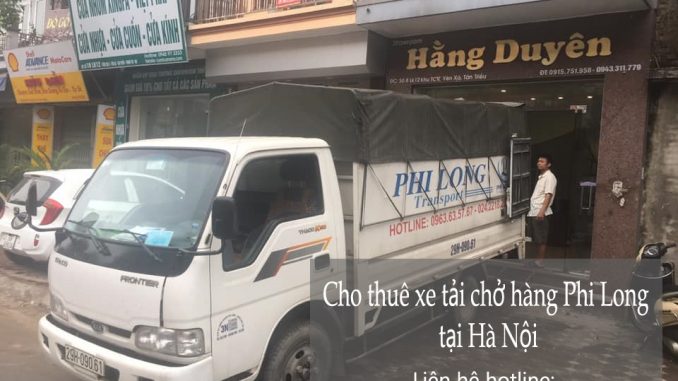 Dịch vụ taxi tải Phi Long tại phố Nguyên Khiết