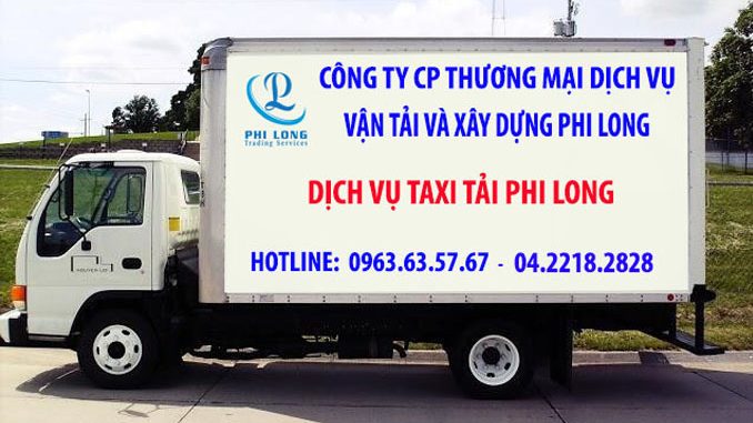 Taxi tải giá rẻ Phi Long tại phố Đặng Thùy Trâm