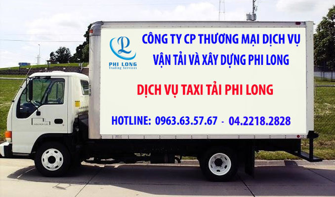 Taxi tải giá rẻ Phi Long tại phố Đặng Thùy Trâm