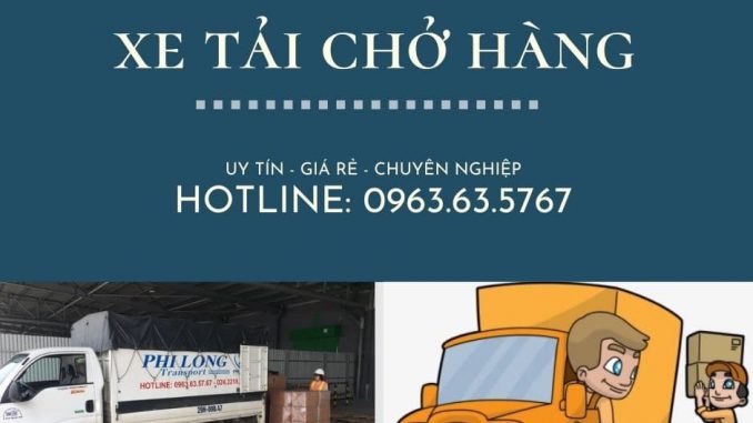 Dịch vụ taxi tải Phi Long tại xã Văn Nhân