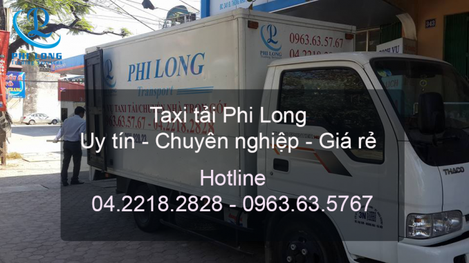 Taxi tải Phi Long từ đường Thạch Bàn đi Hải Phòng